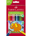 Faber-Castell Farveblyanter - Trekantet - Jumbo - 5,4 mm - 12 st Faber-Castell Farveblyanter - Trekantet - Jumbo - 5,4 mm - 12 st