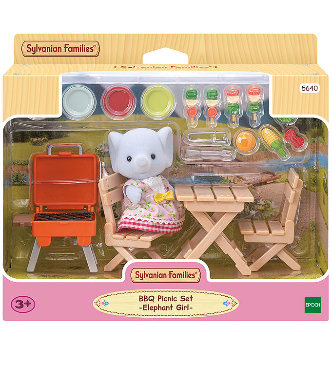 Sylvanian Families - BBQ Picnic Set - Elephant Girl - 5640