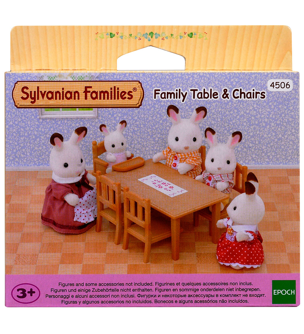 Sylvanian Families - Familientisch und Stühle - 4506 - Sylvanian Families - One Size - Puppenzubehör