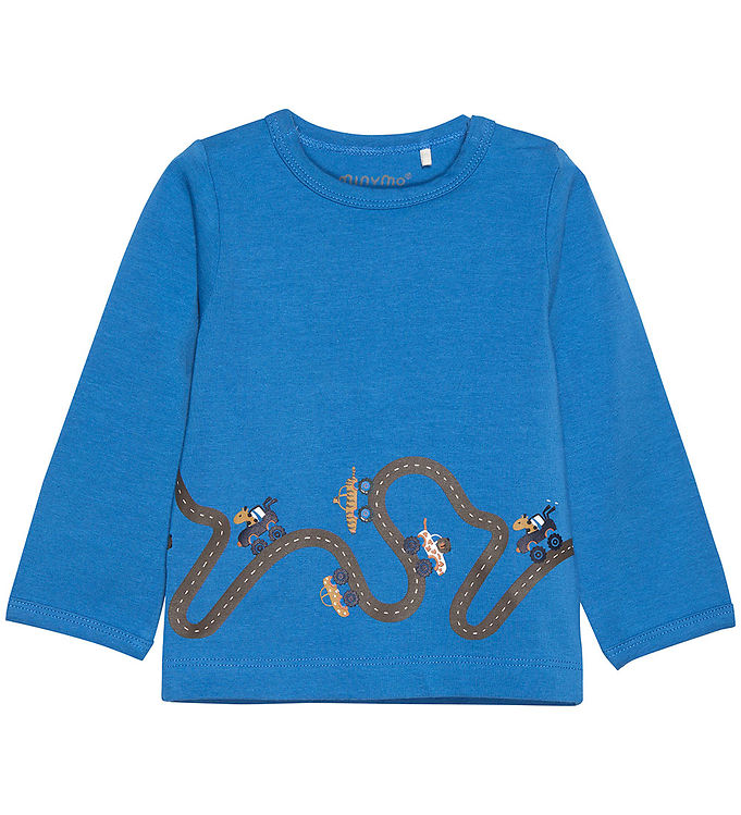 Minymo Bluse Vejbane - Vallarta Blue