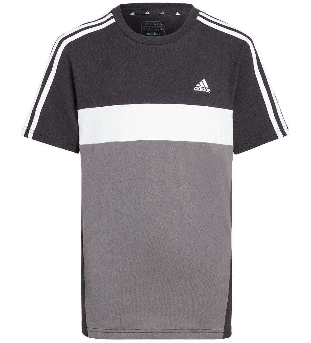 adidas Performance T-Shirt - J 3S TIB T - Schwarz/Grau - adidas Performance - 14 Jahre (164) - T-Shirts