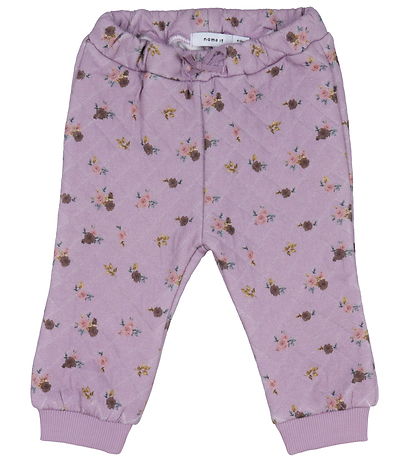 Name It Bukser - NbfRayia - Quilt - Lavender Mist Name It Bukser - NbfRayia - Quilt - Lavender Mist