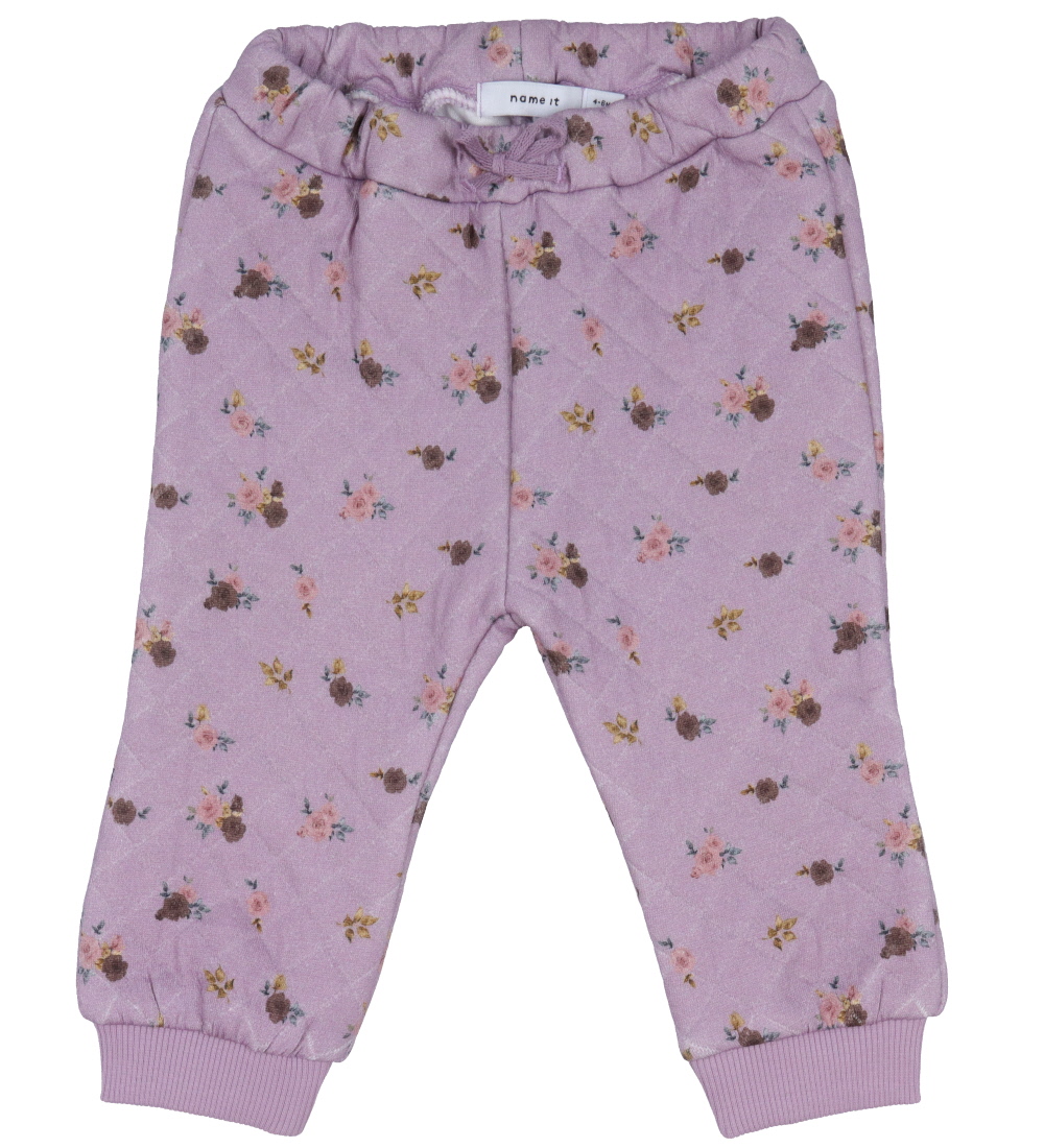 Name It Broek - NbfRayia - Quilt - Lavender Mist - Name It - 56 - Broeken - Katoen