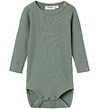 Lil Atelier Body l/æ . Rib - NbmGago - Noos - Agave Green