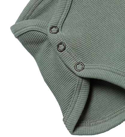 Lil Atelier Body l/æ . Rib - NbmGago - Noos - Agave Green