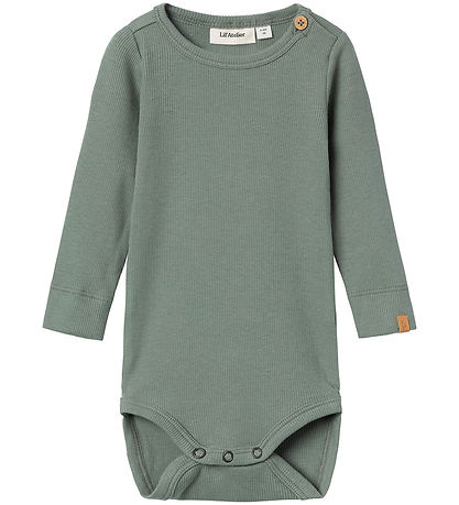 Lil Atelier Body l/æ . Rib - NbmGago - Noos - Agave Green