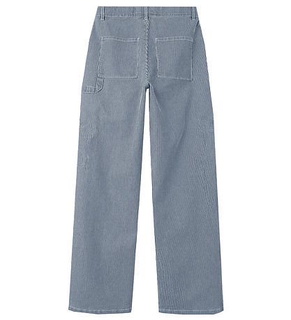 LMTD Bukser - NlfRicte - Dress Blue m. Striber LMTD Bukser - NlfRicte - Dress Blue m. Striber