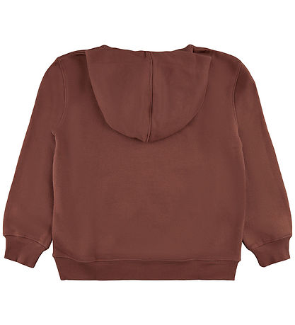 The New Hættetrøje - TnHenrik - Marron m. Hvid