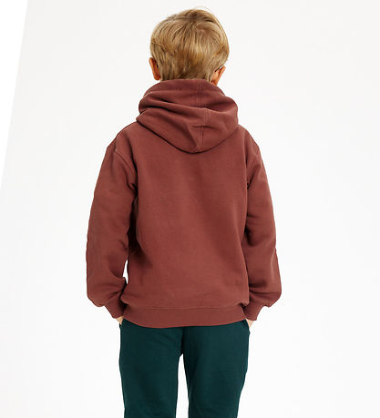 The New Hættetrøje - TnHenrik - Marron m. Hvid