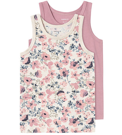 Name It Undertrøje - Noos - NmfTank - 2 pak - Nostalgia Rose Name It Undertrøje - Noos - NmfTank - 2 pak - Nostalgia Rose