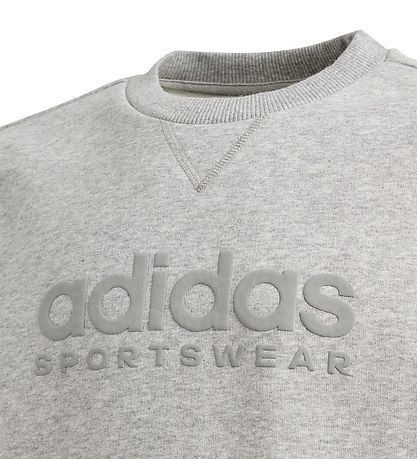 adidas Performance Sweatshirt - J Allszn GFX SW - Grå Melange
