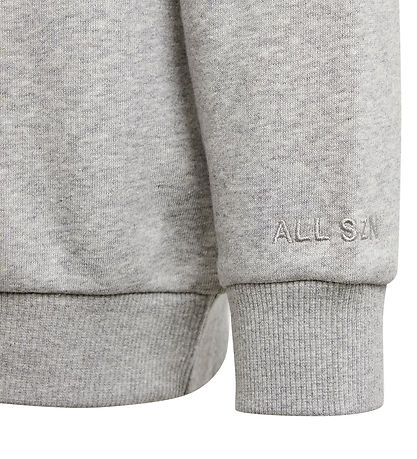 adidas Performance Sweatshirt - J Allszn GFX SW - Grå Melange
