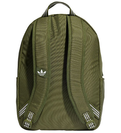 adidas Originals Backpack - Adicolor - Army Green w. White