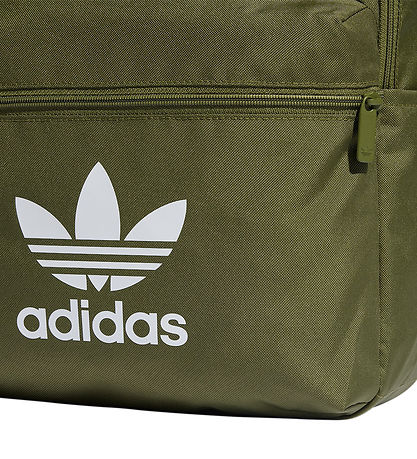 adidas Originals Backpack - Adicolor - Army Green w. White