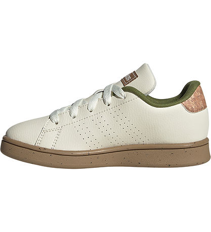 adidas Performance Sko - Advantage Groot K - Creme/Grøn m. Print