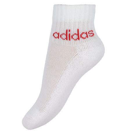 adidas Performance Strømper - 5-pak - Kids Lin Ank - Blå/Grå/Hvi adidas Performance Strømper - 5-pak - Kids Lin Ank - Blå/Grå/Hvi