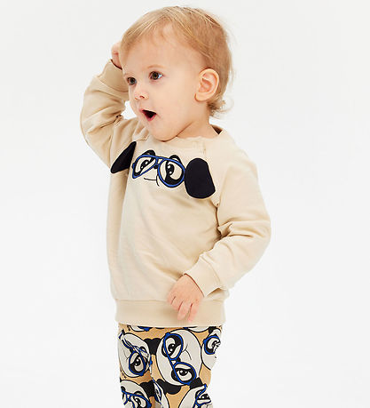 The New Siblings Sweatshirt - TnsSivan - Oatmeal m. Panda The New Siblings Sweatshirt - TnsSivan - Oatmeal m. Panda