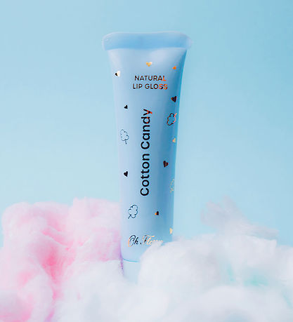 Oh Flossy Lip Gloss - 3-pak - Jordbær/Candyfloss/Grape
