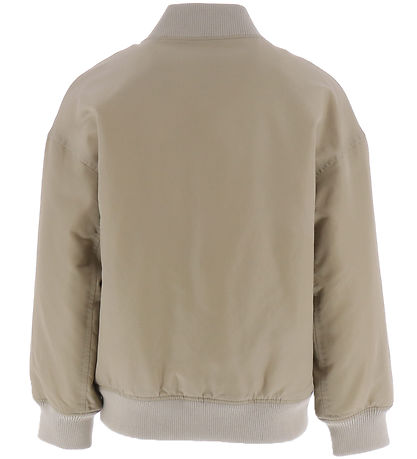 GANT Sommerjakke - Script Logo Varsity - Beige Green GANT Sommerjakke - Script Logo Varsity - Beige Green