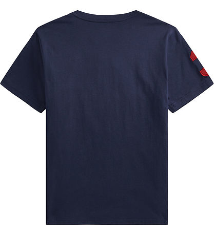 Polo Ralph Lauren T-shirt - Refined Navy m. Rød Polo Ralph Lauren T-shirt - Refined Navy m. Rød
