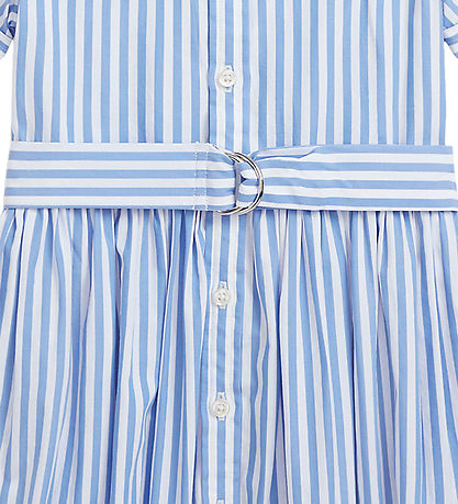 Polo Ralph Lauren Kjole - Farharli - Cabana Blue/Hvidstribet