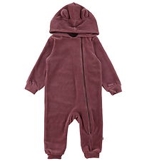 Smallstuff Heldragt - Velour - Dark Rose Smallstuff Heldragt - Velour - Dark Rose