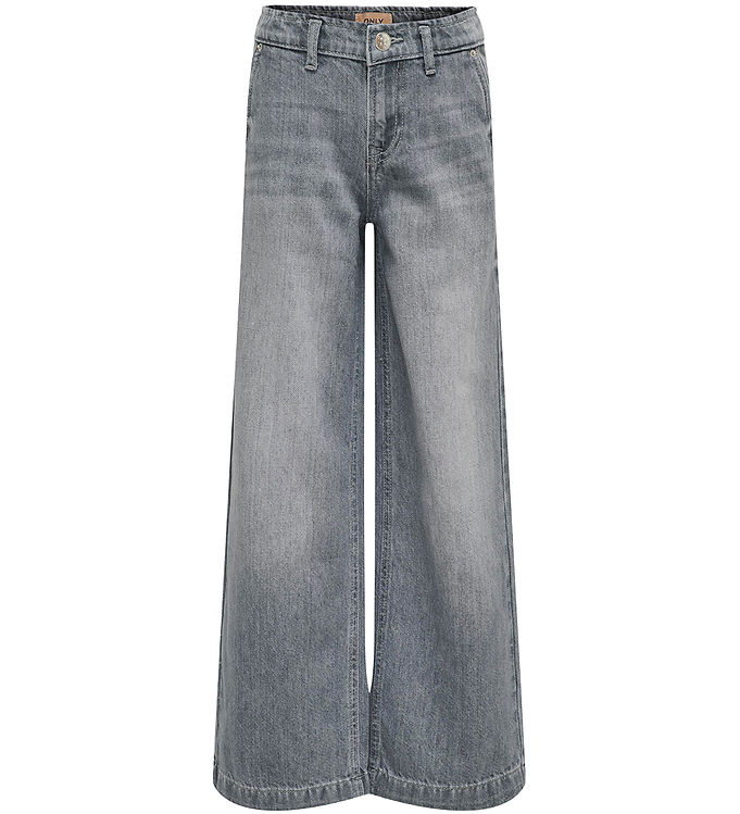 Kids Only Jeans - Noos - KogComet Wide Leg - Medium Grey Denim