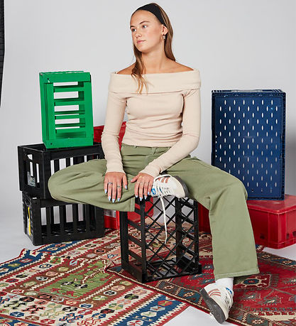 Hound Jeans - Contrast Denim - Wide - Army Green Hound Jeans - Contrast Denim - Wide - Army Green