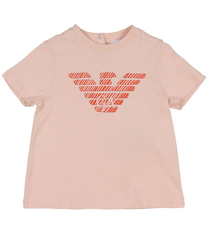 Emporio Armani T-shirt - Rosa m. Logo Emporio Armani T-shirt - Rosa m. Logo