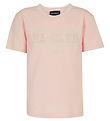 Emporio Armani T-shirt - Rosa m. Hvid Emporio Armani T-shirt - Rosa m. Hvid