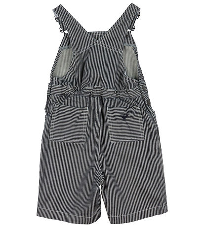 Emporio Armani Smækbukser - Navy/Hvidstribet