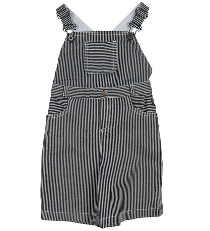 Emporio Armani Smækbukser - Navy/Hvidstribet