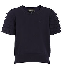 Emporio Armani T-shirt - Strik - Navy Emporio Armani T-shirt - Strik - Navy