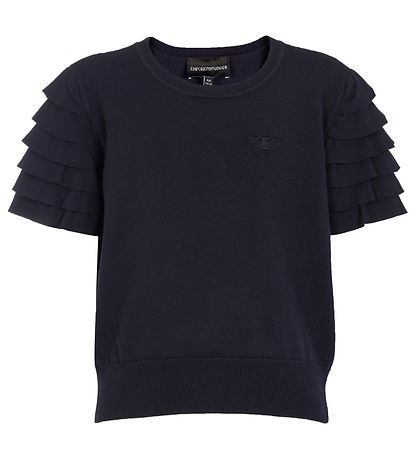 Emporio Armani T-shirt - Strik - Navy Emporio Armani T-shirt - Strik - Navy