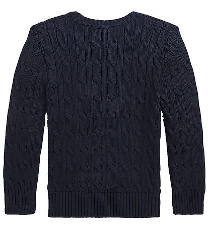 Polo Ralph Lauren Bluse - Strik - Navy Polo Ralph Lauren Bluse - Strik - Navy