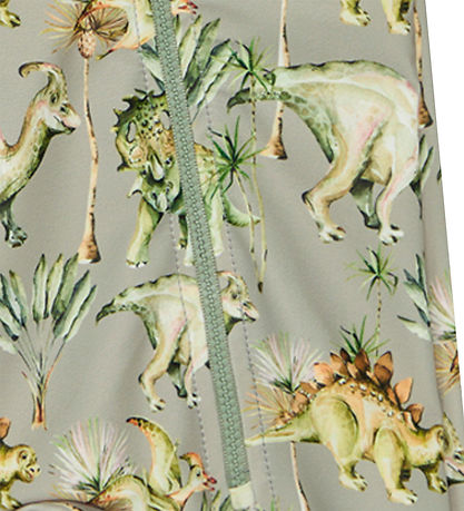 Hust and Claire Badeheldragt - Makki - UV50+ - Seagrass m. Print