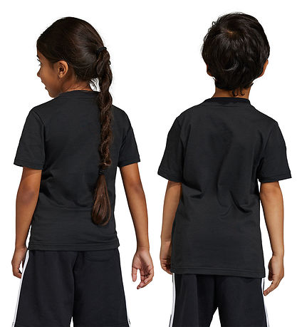 adidas Performance T-shirt - LK BL CO TEE - Sort/Hvid adidas Performance T-shirt - LK BL CO TEE - Sort/Hvid