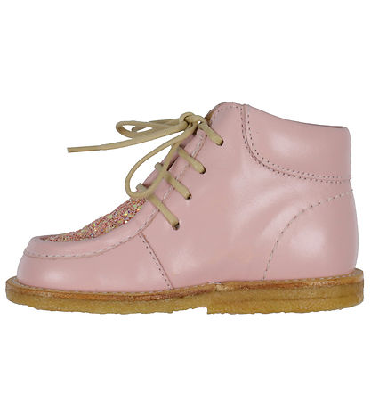 Angulus Begyndersko - Pale rose/Rose Glitter Angulus Begyndersko - Pale rose/Rose Glitter