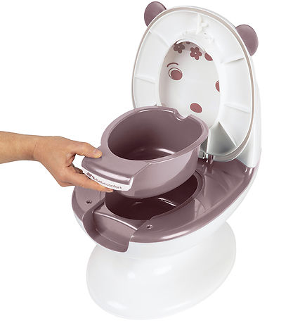 Bebeconfort Toilet - Mini - Hvid/Lavendel m. Bjørn
