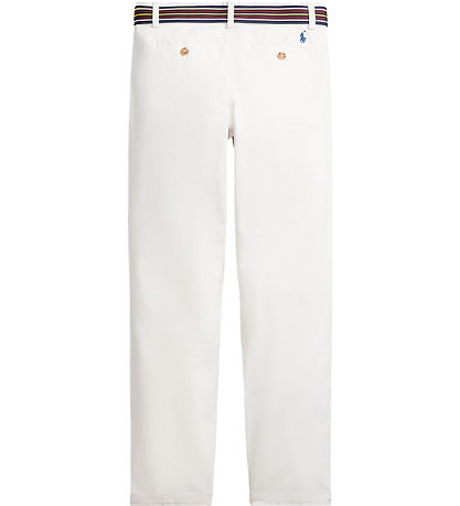 Polo Ralph Lauren Bukser - Bedford - C Core - Hvid m. Bælte