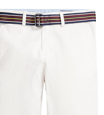 Polo Ralph Lauren Bukser - Bedford - C Core - Hvid m. Bælte