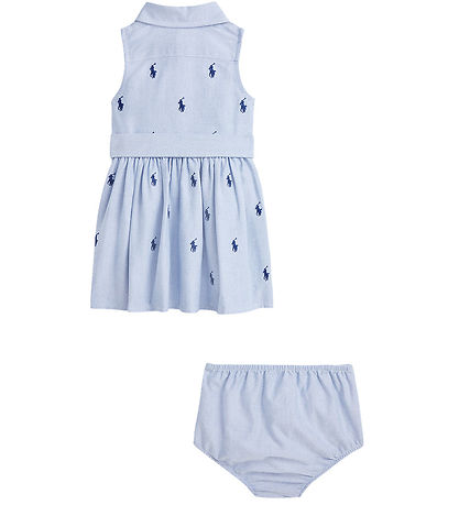 Polo Ralph Lauren Kjole m. Bloomers - Latoyias - C Aip - Blå