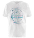 Stone Island T-shirt - Hvid m. Grøn Stone Island T-shirt - Hvid m. Grøn