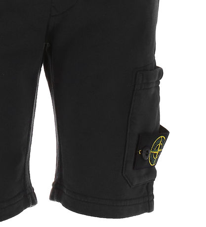 Stone Island Sweatshorts - Sort Stone Island Sweatshorts - Sort
