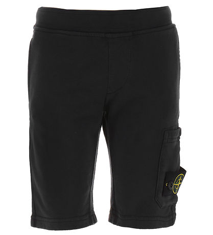 Stone Island Sweatshorts - Sort Stone Island Sweatshorts - Sort