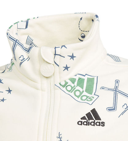 adidas Performance Sweatsæt - LK BLUV TS - Hvid/Grøn