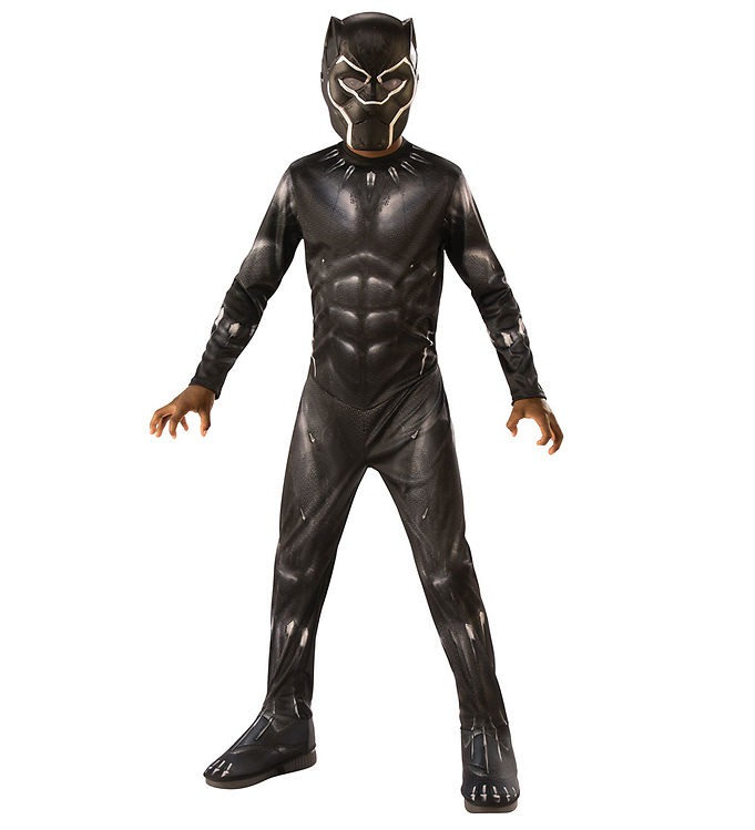 Black Panther Kostume Til Børn - Marvel - 116 Cm - Rubies