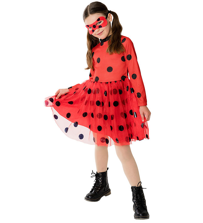 Rubies Udklædning - Miraculous Ladybug Tutu Dress & Mask