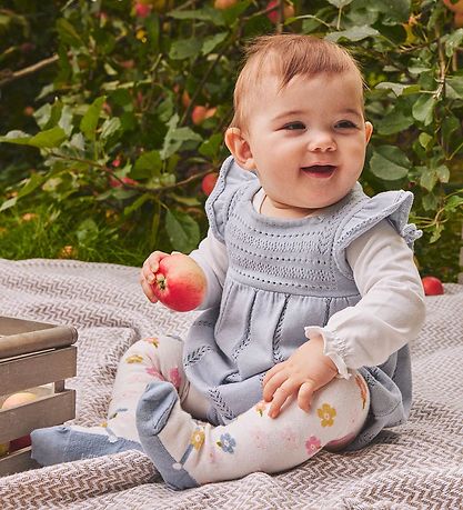 Hust and Claire Strømpebukser - HCFrankie - Ivory m. Blomster Hust and Claire Strømpebukser - HCFrankie - Ivory m. Blomster