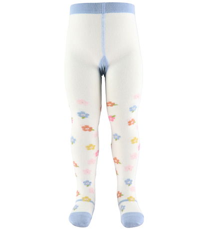 Hust and Claire Strømpebukser - HCFrankie - Ivory m. Blomster Hust and Claire Strømpebukser - HCFrankie - Ivory m. Blomster